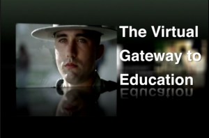 Image with text: The virtual gateway to education