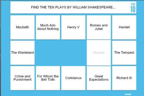 Figure 5 - "Find Ten" Quiz App