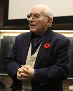 Pinchas Gutter - see his simulacrum at http://hereandnow.wbur.org/2013/04/08/holocaust-survivor-holograms