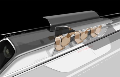 Hyperloop pod.