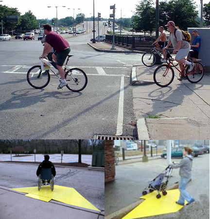 Curb cuts benefit everyone.