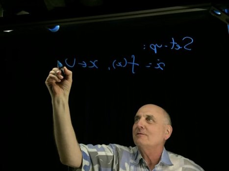 Chris Jones, Faculty Lead for Implementing Lightboard at UNC (Image Source Twitter)